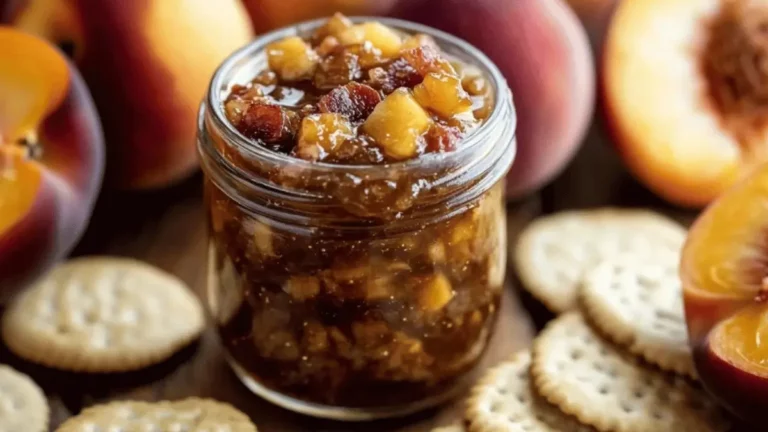 Peach Bacon Jam