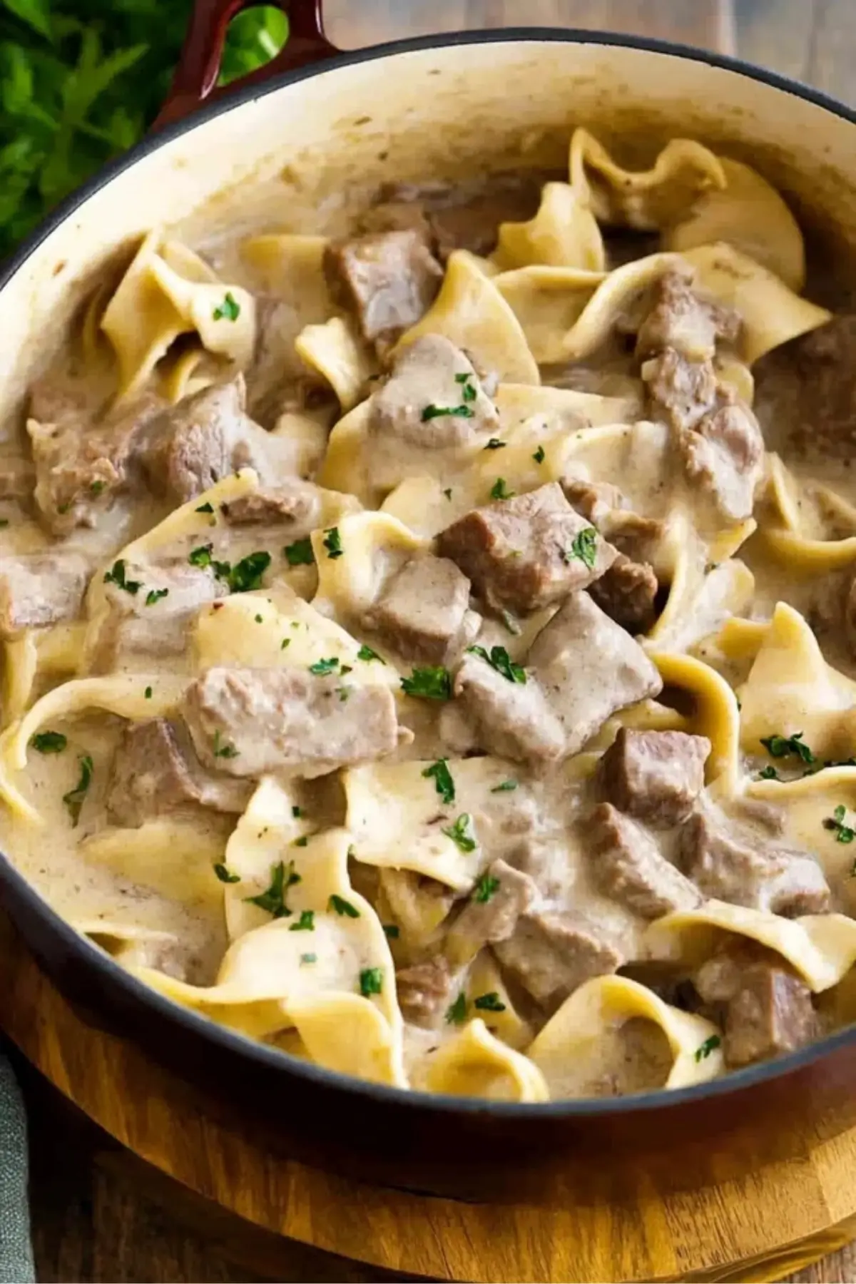 Slow Cooker Beef Stroganoff