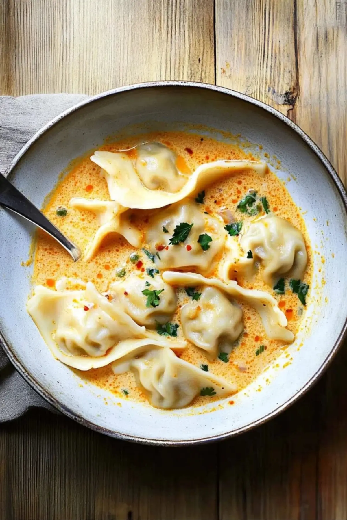 Easy Thai Coconut Curry Dumpling Soup