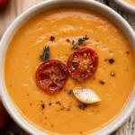 Creamy Roasted Garlic Tomato Soup