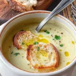 Velvety French Garlic Soup