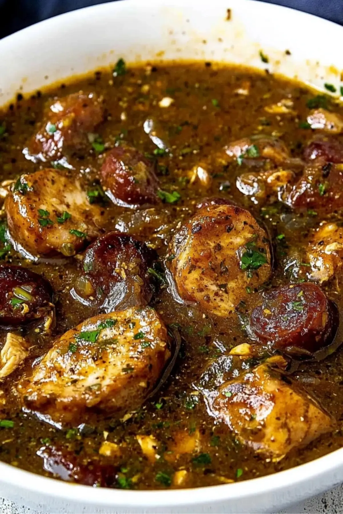 Classic Cajun Chicken and Sausage Gumbo