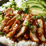 Sticky Chicken Rice Bowls