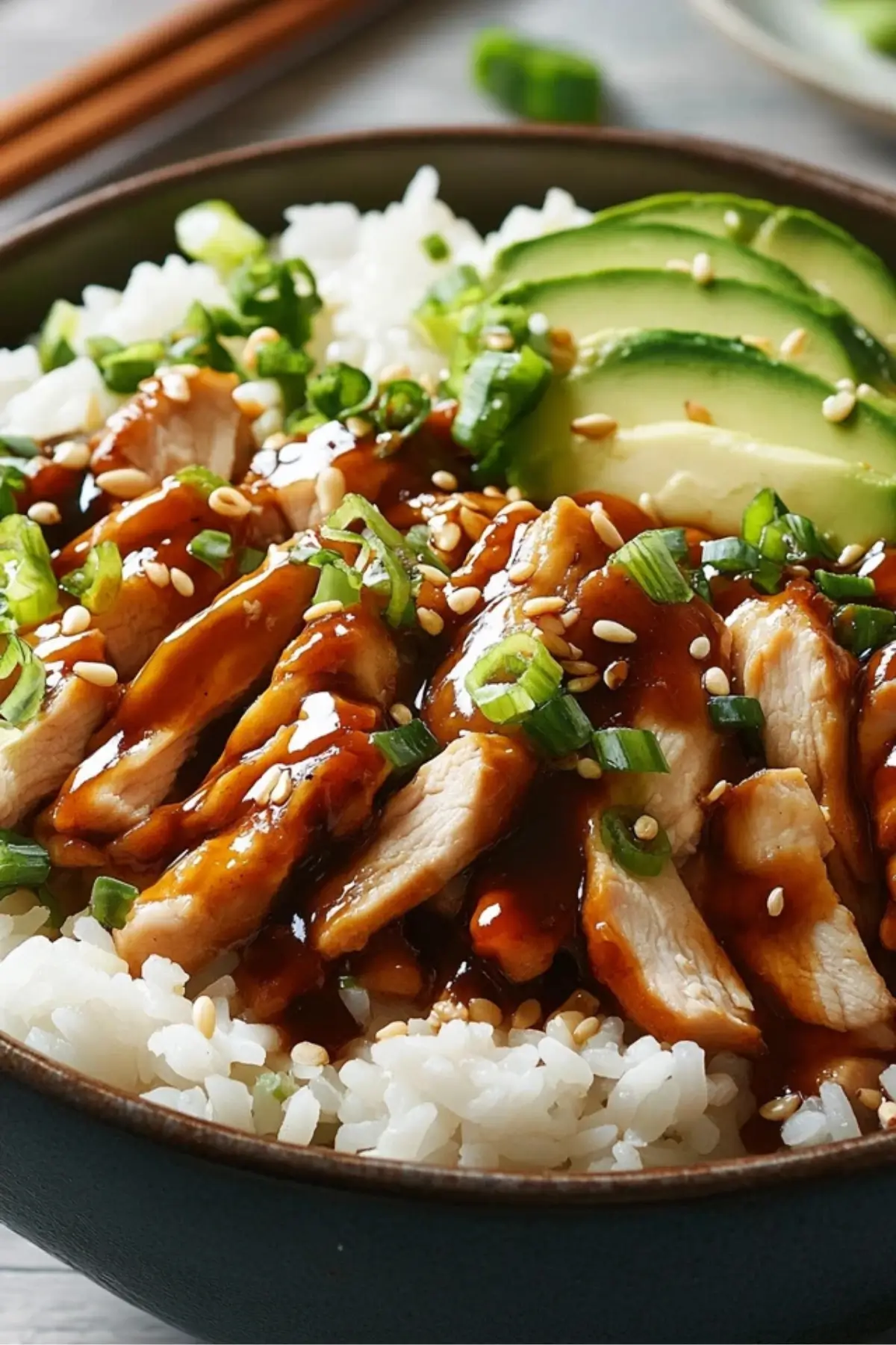 Sticky Chicken Rice Bowls