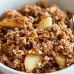 Easy & Healthy Breakfast Apple Crumble Recipe