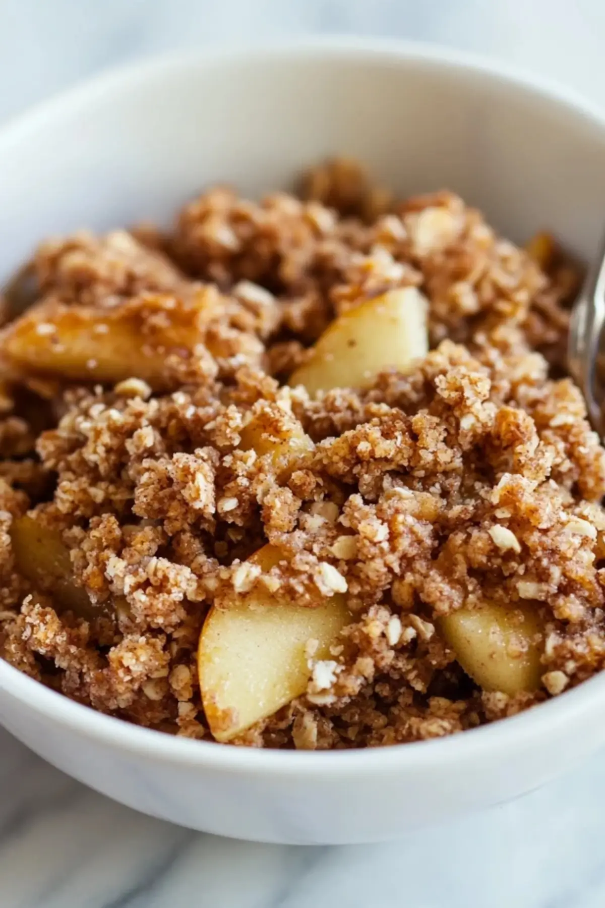 Easy & Healthy Breakfast Apple Crumble Recipe