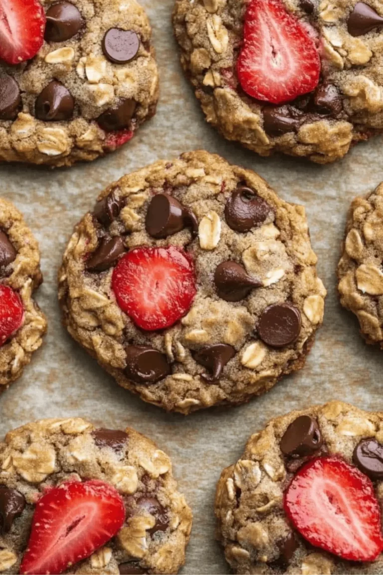 Soft and Chewy Strawberry Cookies