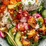 Harissa Honey Chicken Bowls