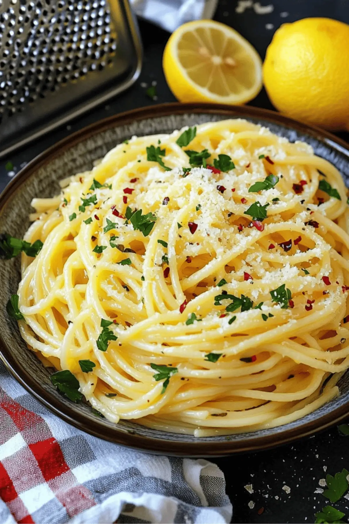 Lemon Butter Garlic Pasta