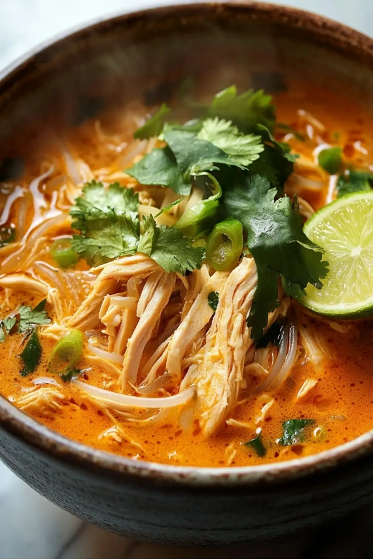 Easy Thai Chicken Curry Soup