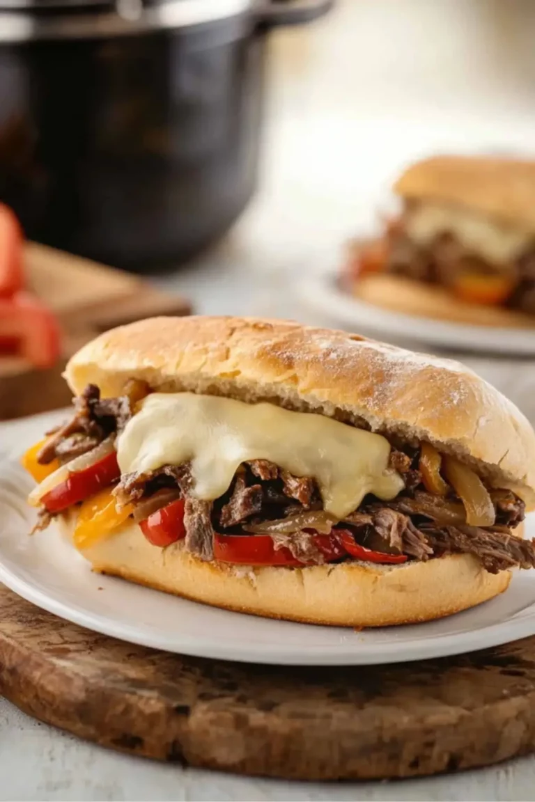 Crockpot Philly Cheesesteak