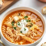 Crock Pot Creamy Chicken Parmesan Soup