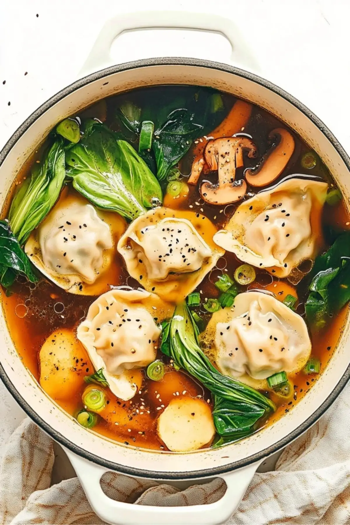 Cozy Potsticker Soup