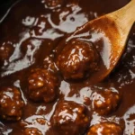 Slow Cooker Salisbury Steak Meatballs