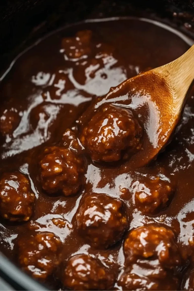 Slow Cooker Salisbury Steak Meatballs