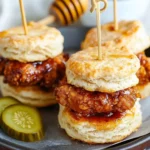 Hot Honey Chicken Biscuits