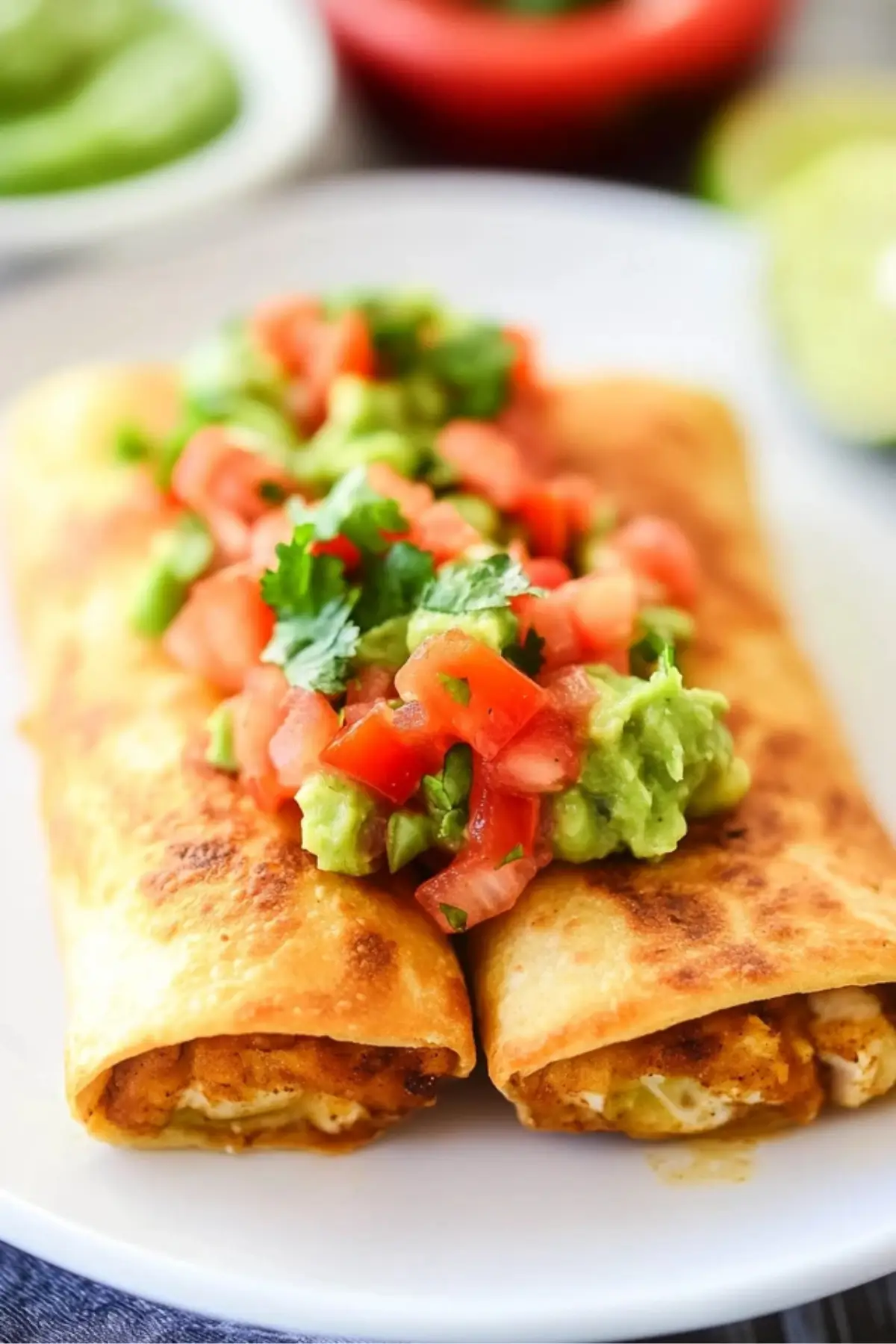 Crispy Chicken Chimichangas