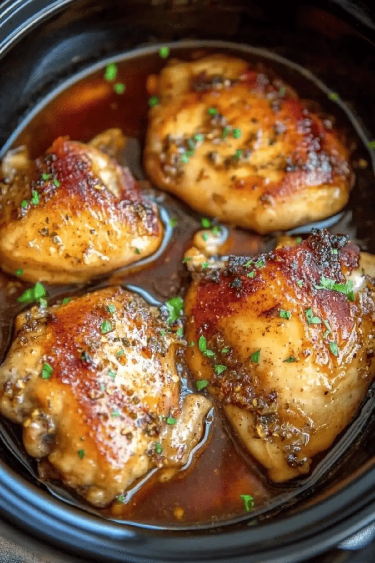 Slow Cooker Brown Sugar Garlic Chicken