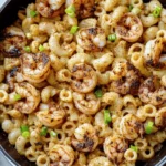 Creamy Blackened Shrimp Cavatappi