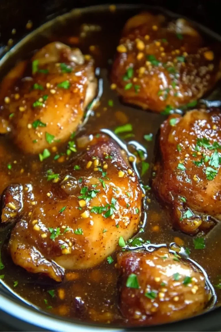 Slow Cooker Brown Sugar Garlic Chicken