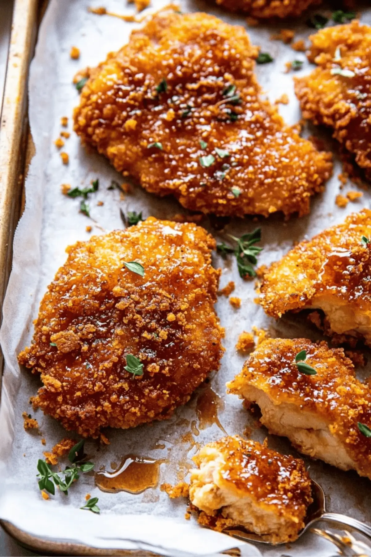 Crispy Baked Hot Honey Chicken