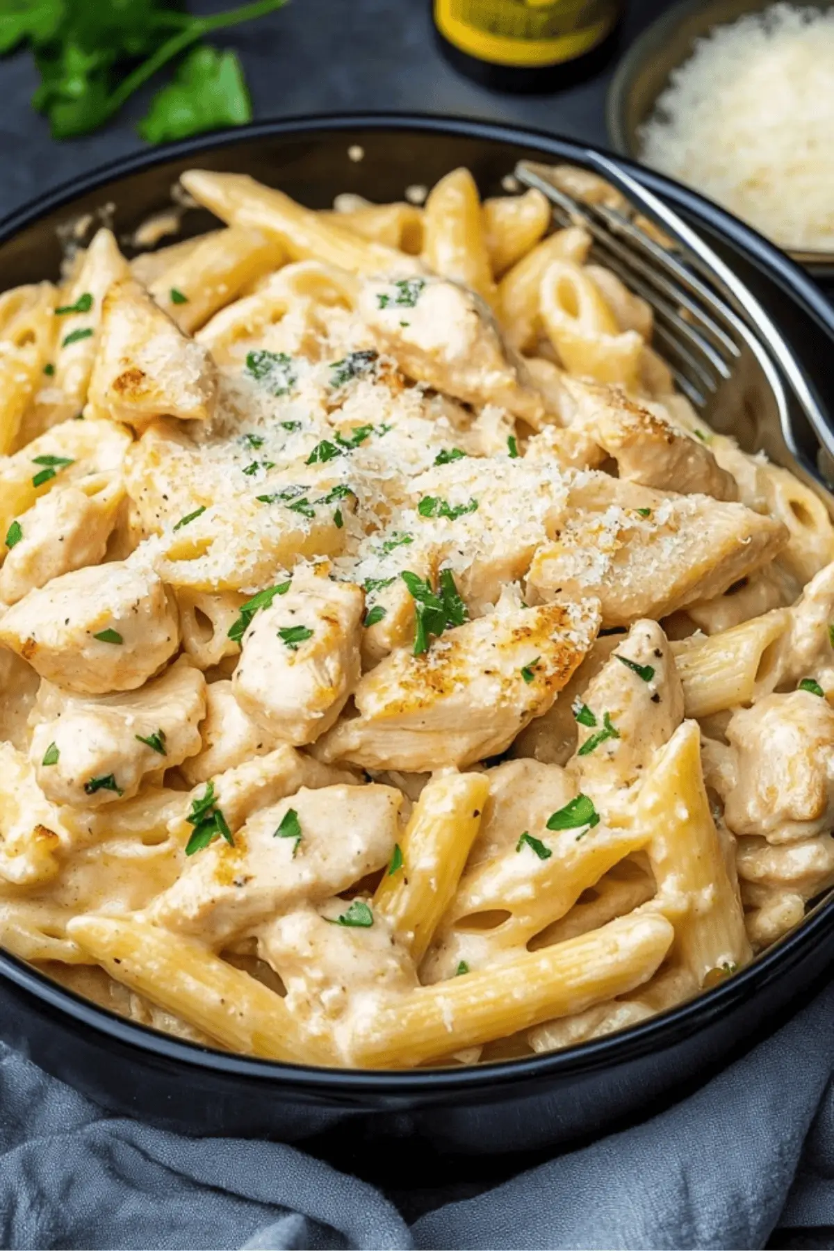 Creamy Garlic Chicken Pasta