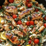 Greek Chicken and Lemon Rice