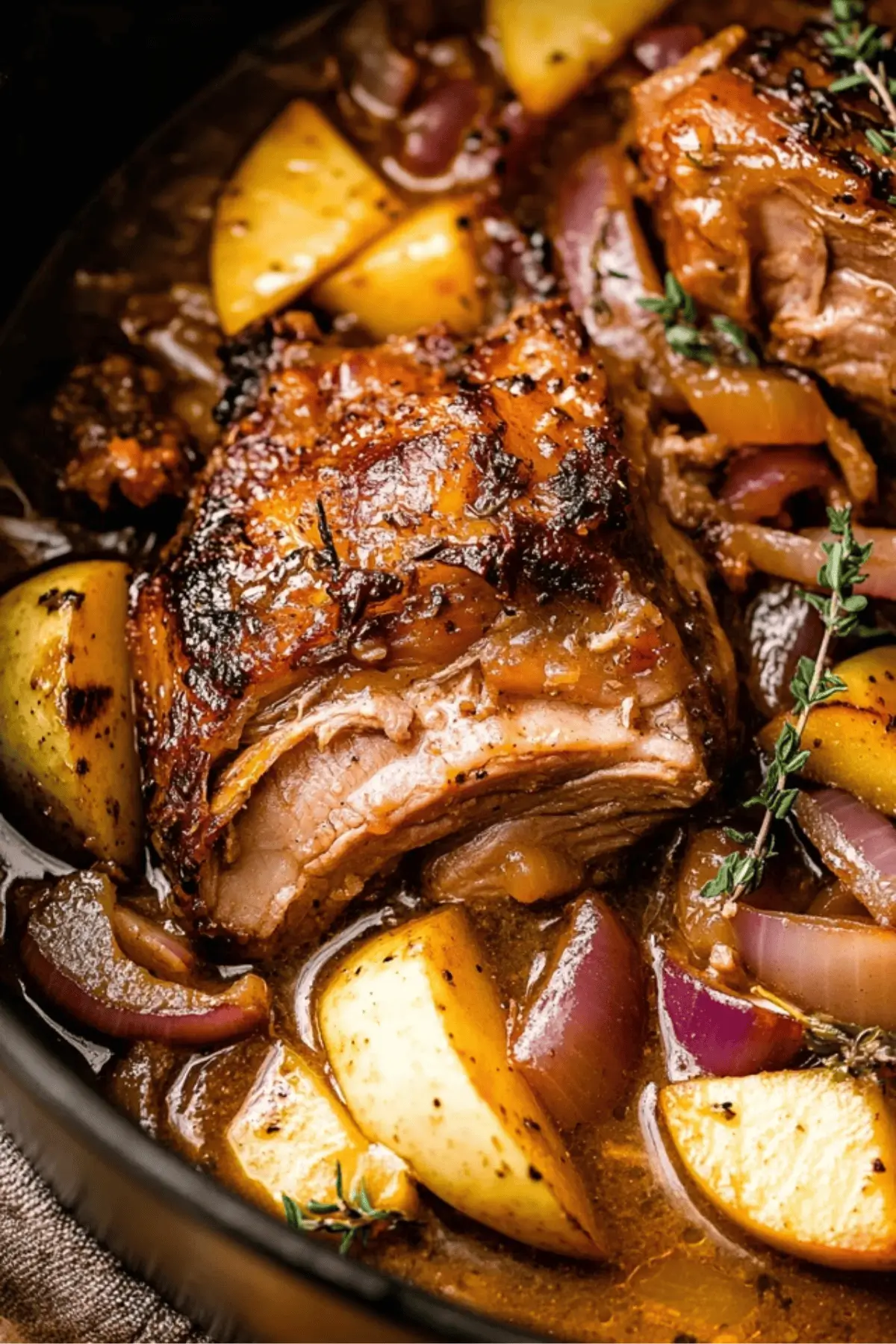 Apple Cider Braised Pork Shoulder