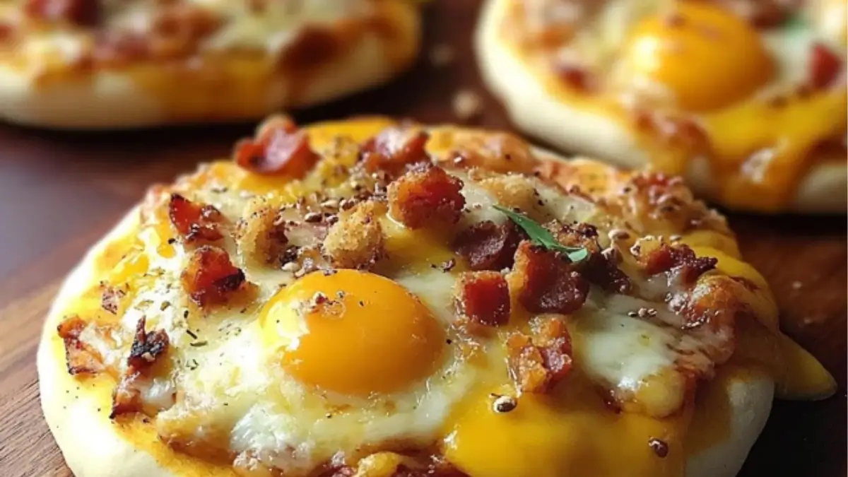 English Muffin Breakfast Pizza