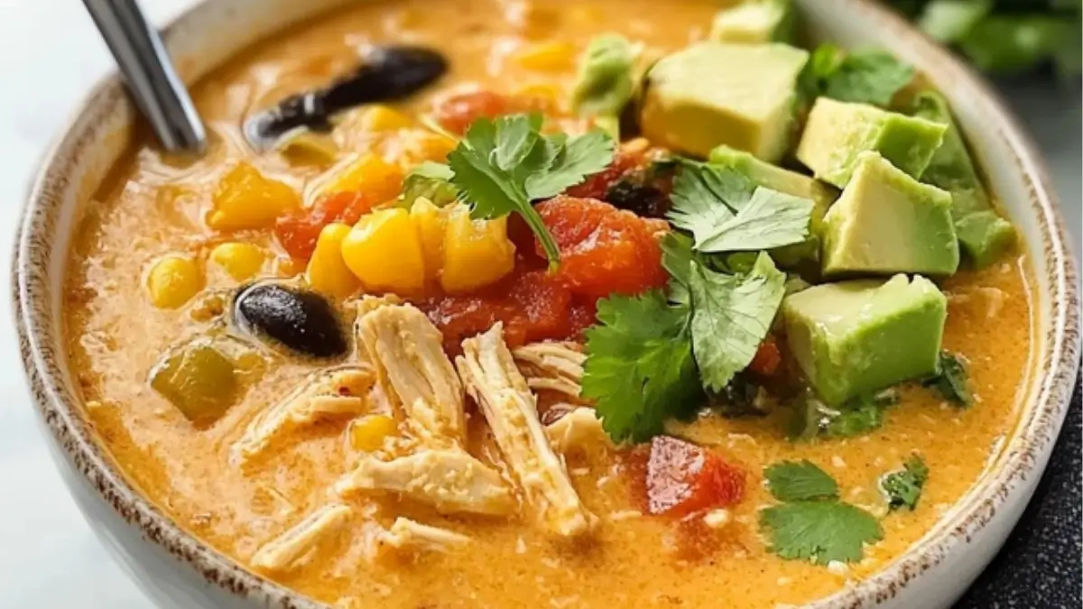 Creamy Chicken Tortilla Soup