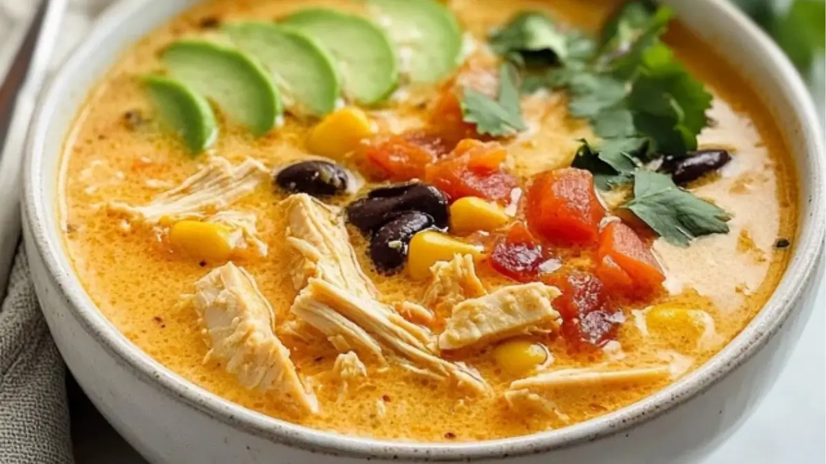 Creamy Chicken Tortilla Soup