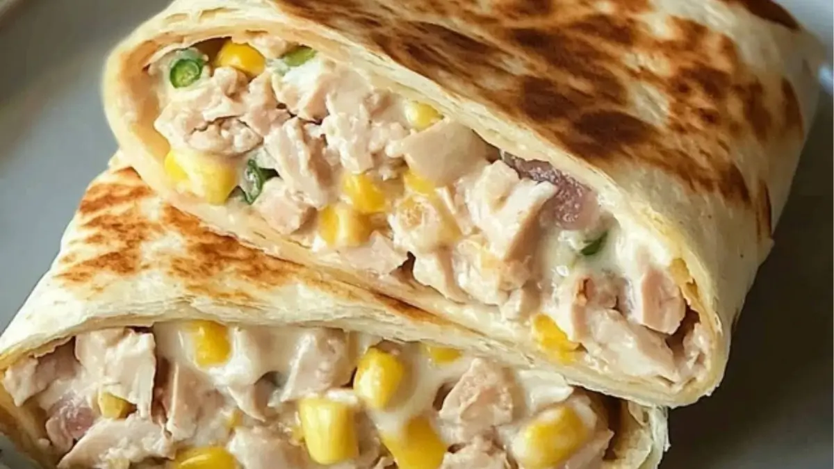 The Ultimate Tuna Melt Wrap