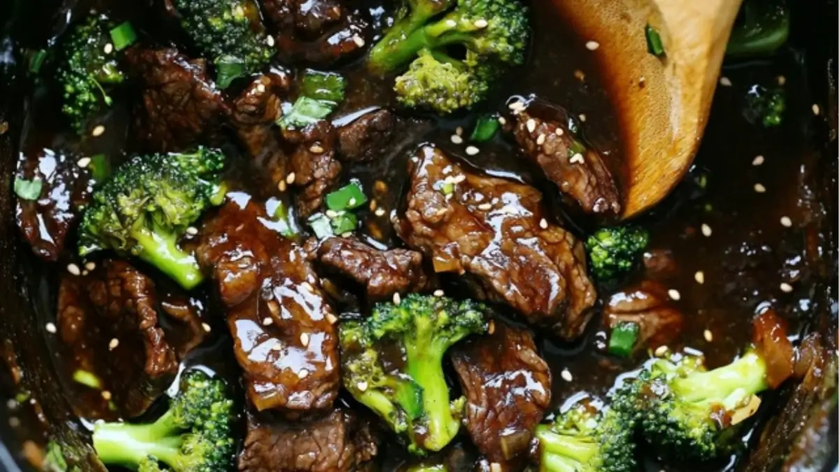 Slow Cooker Beef and Broccoli