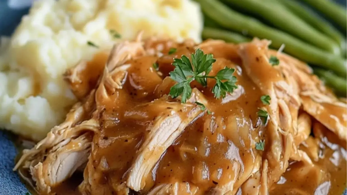 Slow Cooker Mississippi Chicken