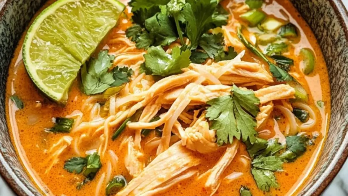 Easy Thai Chicken Curry Soup