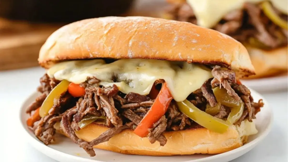 Crockpot Philly Cheesesteak