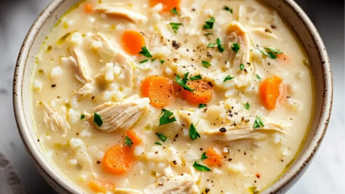 Creamy Chicken and Rice Soup