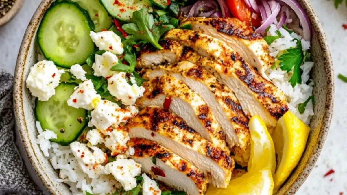 Greek Chicken Bowls