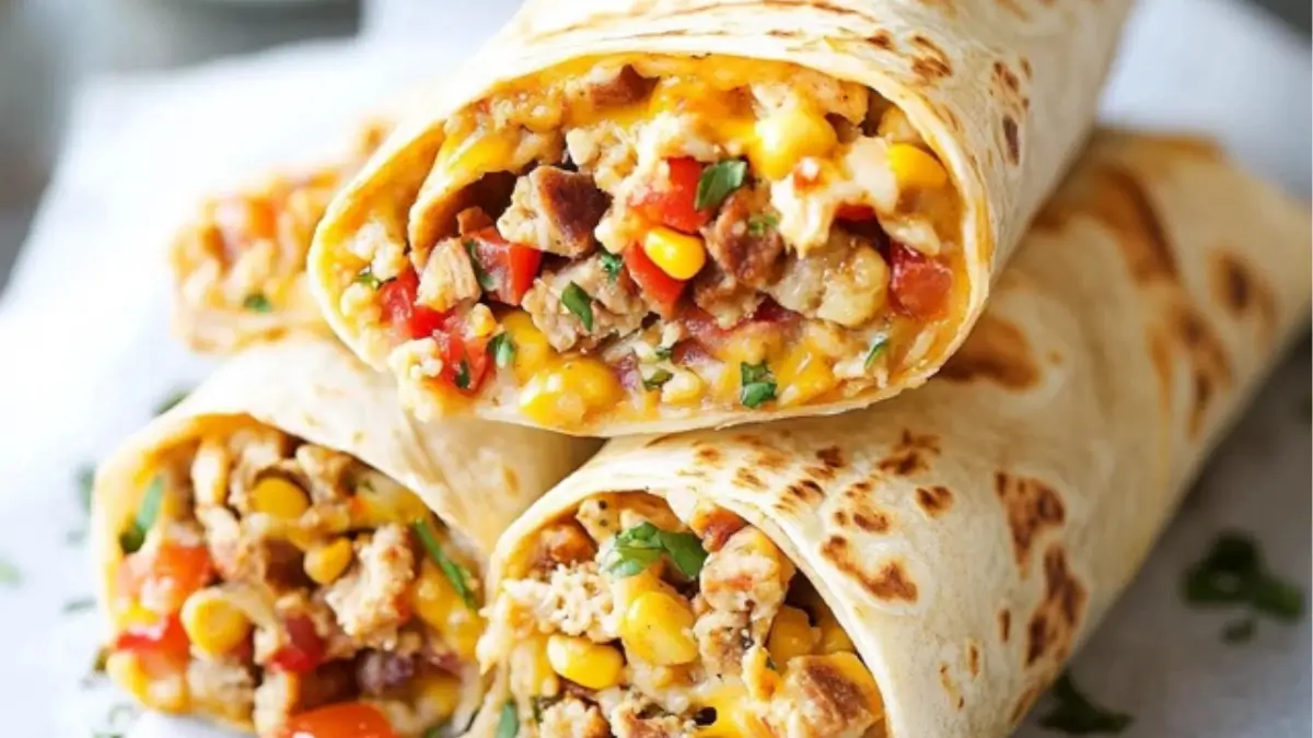 Freezer Breakfast Burritos