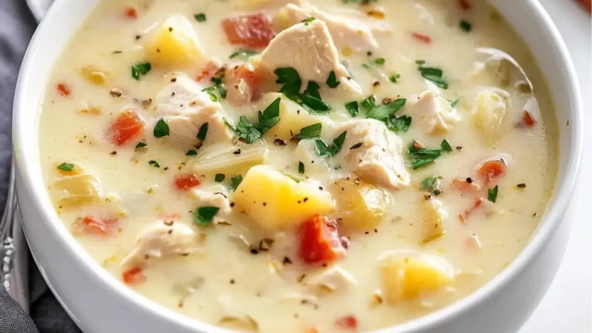 Creamy Chicken Potato Soup