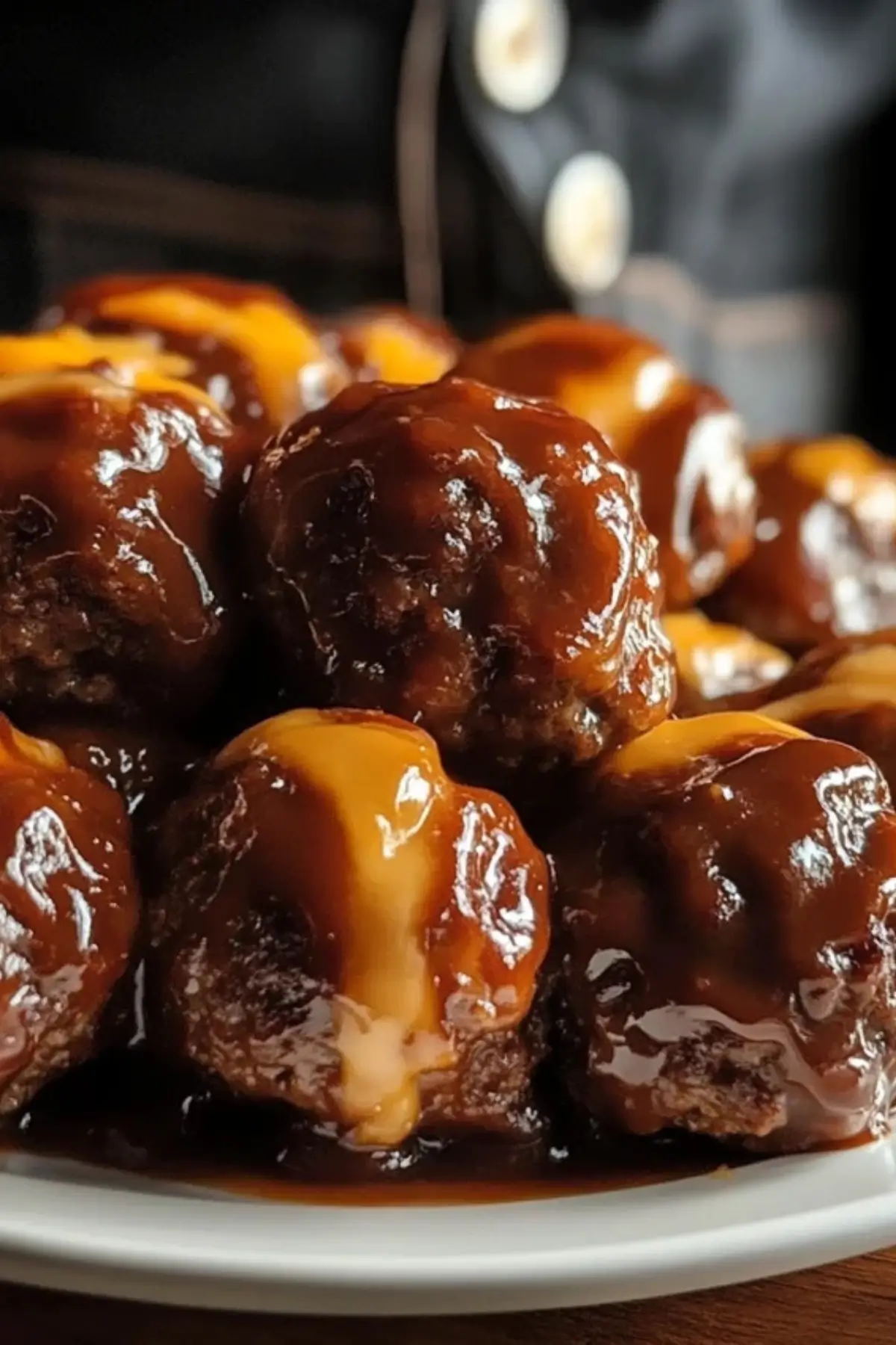 Smoky BBQ Bacon Cheeseburger Meatballs