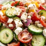 Cucumber Tomato Feta Salad