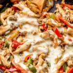 Easy Chicken Cheesesteak Skillet