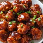 Crispy Baked Honey BBQ Popcorn Chicken