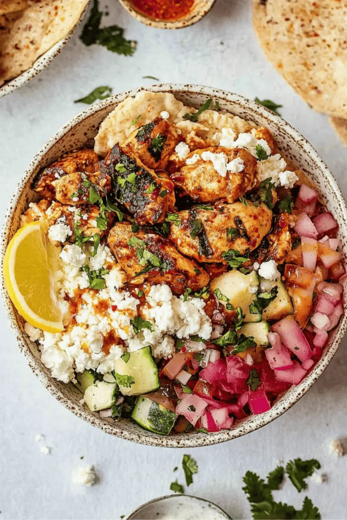 Easy Honey Harissa Chicken Bowls