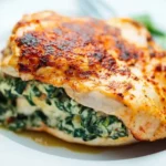 Easy Spinach Stuffed Chicken Breast