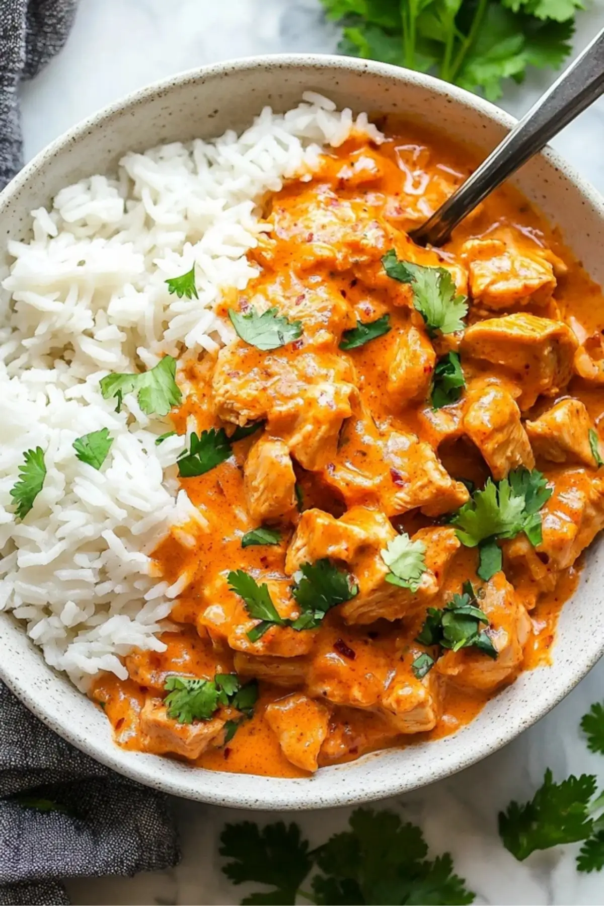 Easy Coconut Chicken Rice Bowl