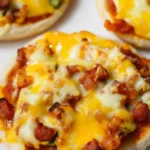 Easy English Muffin Breakfast Pizzas