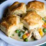 Easy Chicken Pot Pie with Biscuits