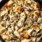 Creamy Chicken Stroganoff